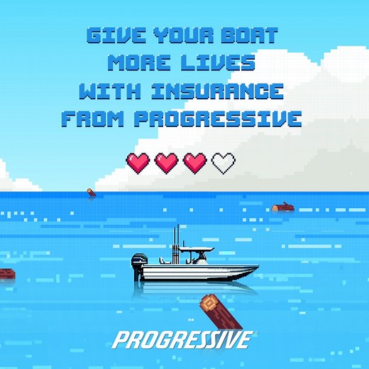 Your mission: Protect your boat with Progressive. It’ll help keep your boat in the game even longer. | Progressive