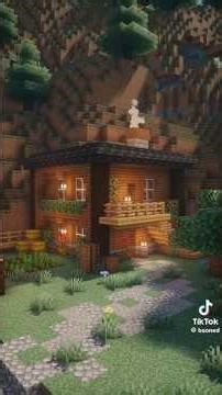 Minecraft classical hillside house 🏠 watch till the end