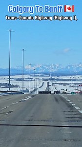 899K views · 16K reactions | ✨ Calgary to Banff Winter Road Trip ❄️ A...