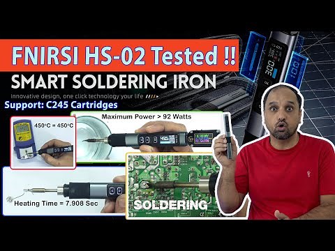FNIRSI HS-02A Soldering Iron Review 🔥 Unboxing, Temp Test & Real-World Use! ⚡️ Fast & Powerful?