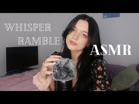 ASMR | Whisper Ramble with fluffy mic scratching and trigger words (CV)