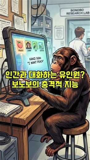 인간과 대화하는 유인원? 보노보의 충격적 지능