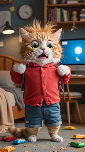 The Truth About Working From Home with Mimi #cat #mimicat #funnycat