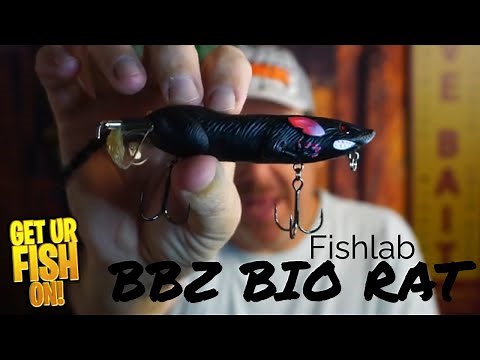 BEST TOPWATER RAT? FishLab BBZ Bio Rat Bass Fishing Lure