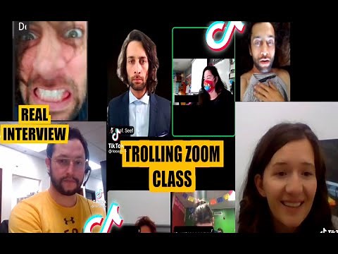 Zoom Pranks On Teachers | Job Interview Pranks TikTok 😭