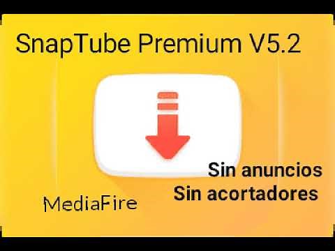Descargar ¡SnapTube Premium! GRATIS, Vídeos y Músicas