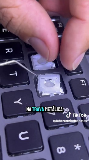 Como recuperar uma tecla quebrada de notebook