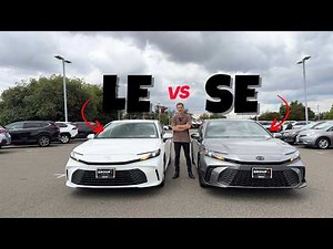 2026 Toyota Camry SE vs LE: What $2,500 of difference brings you!