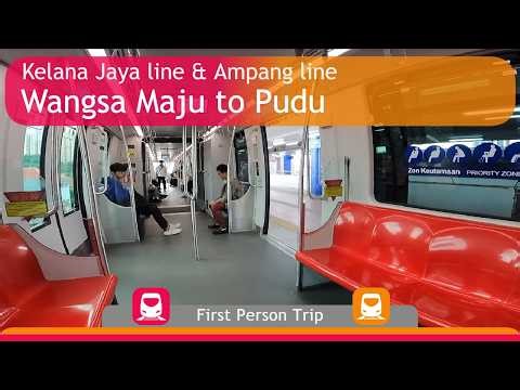 LRT FPV : Wangsa Maju to Pudu via Masjid Jamek