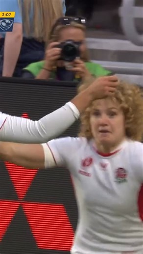 Get your cowboy hats ready! 🤠 Ellie Kildunne skates over for her first try of #RWC2025 🔥 #ENGvUSA | Rugby World Cup