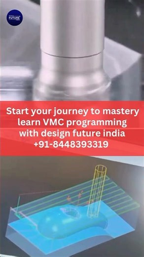 vmc programming for mechanical engineers with design future India |📞+91-8448393319