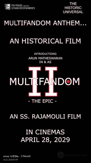 Multifandom II First Look Poster