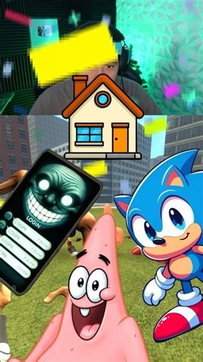 Terrifying Phone vs. Sonic vs. Patrick: Who Wins? #garrysmod #gmod