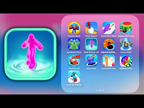 Blob Runner 3D - Gameplay Walkthrough: Run, Collect, and Turn Into a Giant Blob! (Android, iOS)