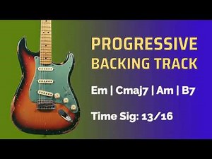 70's Prog Rock Jam in 13/16 | Progressive Backing Tracks