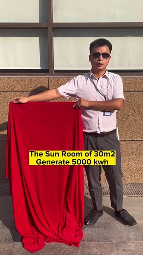 The Sun Room of 30m2 Generate 5000 kwh#building #homebuilding #greenbuilding #buildings #construction #solarconstruction