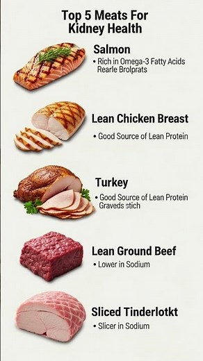 Top 5 Meats For Kidney Health | #health #food #shorts