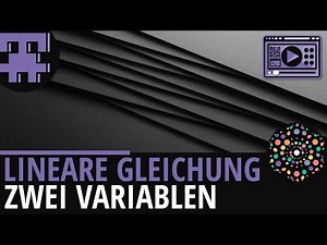 Lineare Gleichung Zwei Variablen│Mathematik Lernvideo [Learning Level Up]