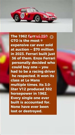 The Most Valuable Car in the World Was Built in a Small Italian Workshop