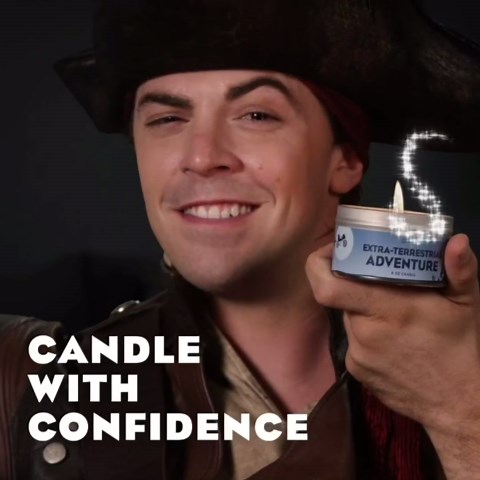 Park Scents Flume Candle - Inspired by the atmosphere of the PIRATES OF THE CARIBBEAN ride - Handmade in the USA, vegan, and cruelty-free | 8 oz. Tin