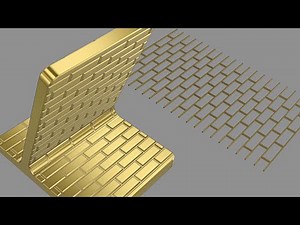 Layer by Layer – Brick Texture with Emboss – Fusion 360