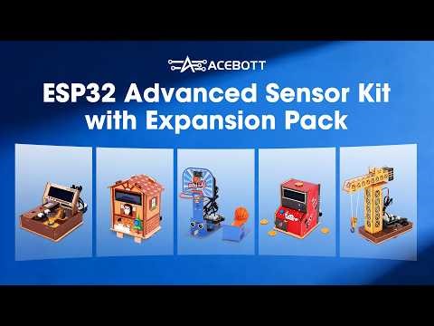 ESP32 Advanced Sensor Kit with Expansion Packs, Arduino & Python Programming | ACEBOTT