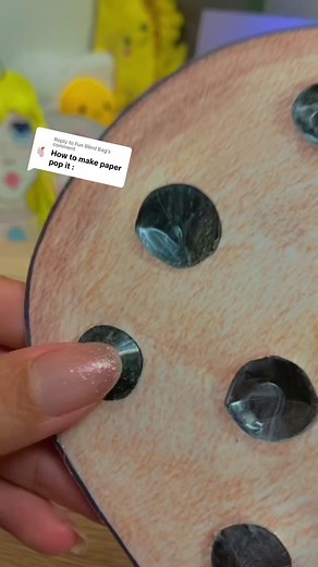 Replying to @Fun Blind Bag How to make Paper Pop it #craft #fyp #foryou #asmr #art #fidgettoys