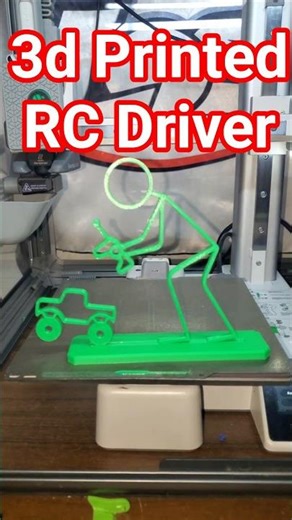 3d Printed RC Driver #3dPrints #3dPrinting #3dPrintedRcDriver