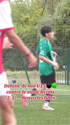 Défaite U15 féminines 2-1 contre Stade de Reims — résumé et réactions
