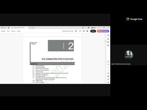 Tax Skills (Chpt 2 n 3)