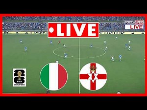 🔴 Italy vs Northern Ireland LIVE | European Qualifiers 2026 | Match Simulation