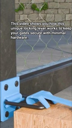 The Simplest Gate Latch You’ve Ever Seen! 🛠️