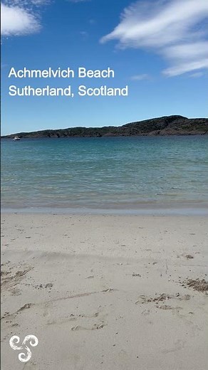 Achmelvich Beach - in the remote Scottish Highlands. #scotland #scottishhighlands #beach #travel