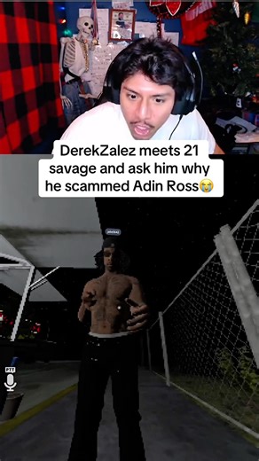 DerekZalez Meets 21 Savage😭 #derekzalez #21savage