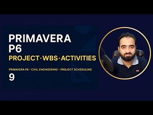 primavera p6 tutorial | How to Create Project , WBS And Activities In P6 I By Mudassir Afraz.