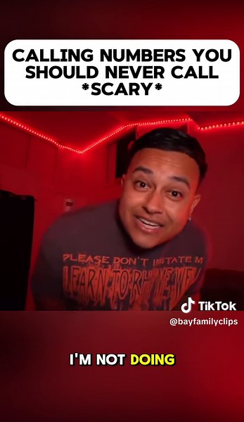 Calling numbers you should NEVER Call! *scary* #thebayfamily #vicandcelina #scary #haunted #chuckecheese #3am #stalker