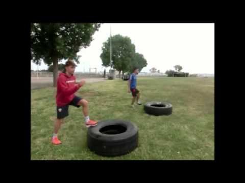 Entrenamiento de fuerza con neumáticos