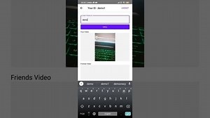 React Native video call demo(webRTC)