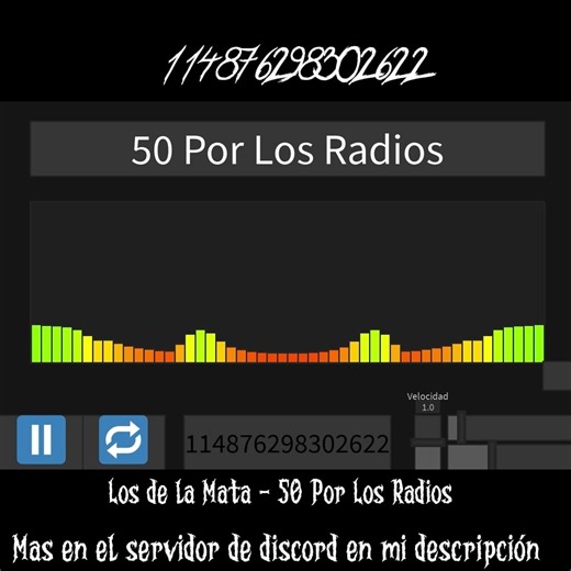 114876298302622 - los de la mata 50 por los radios ————————————— #roblox #robloxedit #mm2 #brookhaven🏠rp #corridos ————————————— Mas audios en el servidor de discord en mk descripcion y comentarios