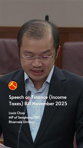 Earlier this month, I delivered my speech on the Finance (Income Taxes) Bill in Parliament, urging for: • Structural tax reforms instead of annual one-off rebates (e.g. CDC vouchers) • A review of outdated reliefs like Earned Income Relief • Consideration of refundable tax credits to better support working families (e.g. working mothers child relief) • Stronger rules to ensure family offices invest meaningfully in Singapore All to build a fairer and more resilient fiscal system for Singaporeans.