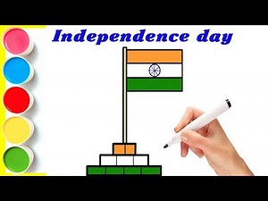 How to Draw the Indian Flag for Kids - Easy Step-by-Step Guide