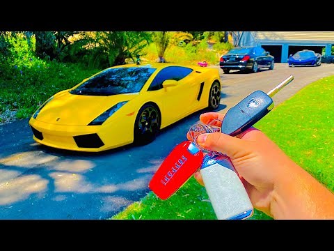 WHAT IT'S LIKE TO DRIVE A 2004 LAMBORGHINI GALLARDO STRAIGHT PIPED 6 SPEED MANUAL *POV DRIVE*