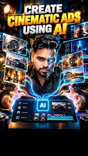How to Create AI Video Ads for Any Business | Google Flow #businesstips #viralvideo