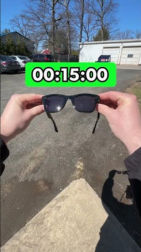 How fast to lenses transition on Meta Ray-Ban's? #glasses #sunglasses #rayban #meta #transitions