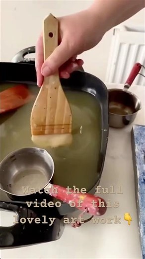 Watch This Painting Transform with Fire!