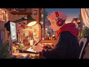 Calm Focus & Late Night Energy 🌙 Anime Lofi Beats to Study/Work/Relax