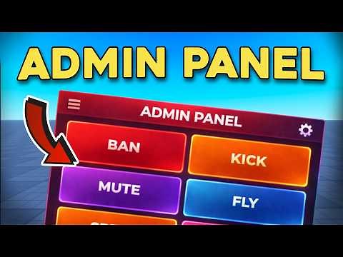 How To Make Admin Panel | Roblox Studio (2026!)