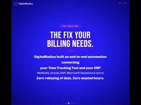 DigitalRadius Automated Billing Solution