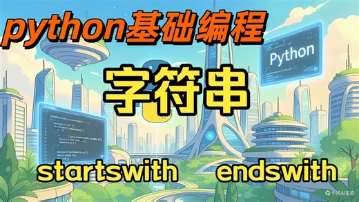 python基础编程-字符串startswith endswith