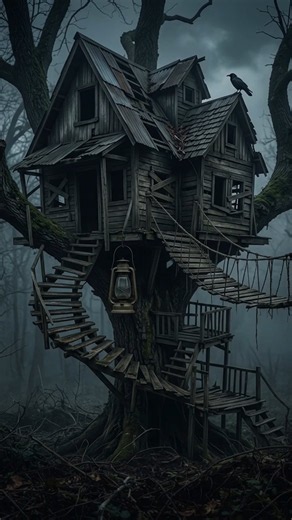 haunted tree house vibes